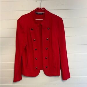 Tommy Hilfiger Red Tailored Blazer